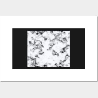 White clouds marble Posters and Art